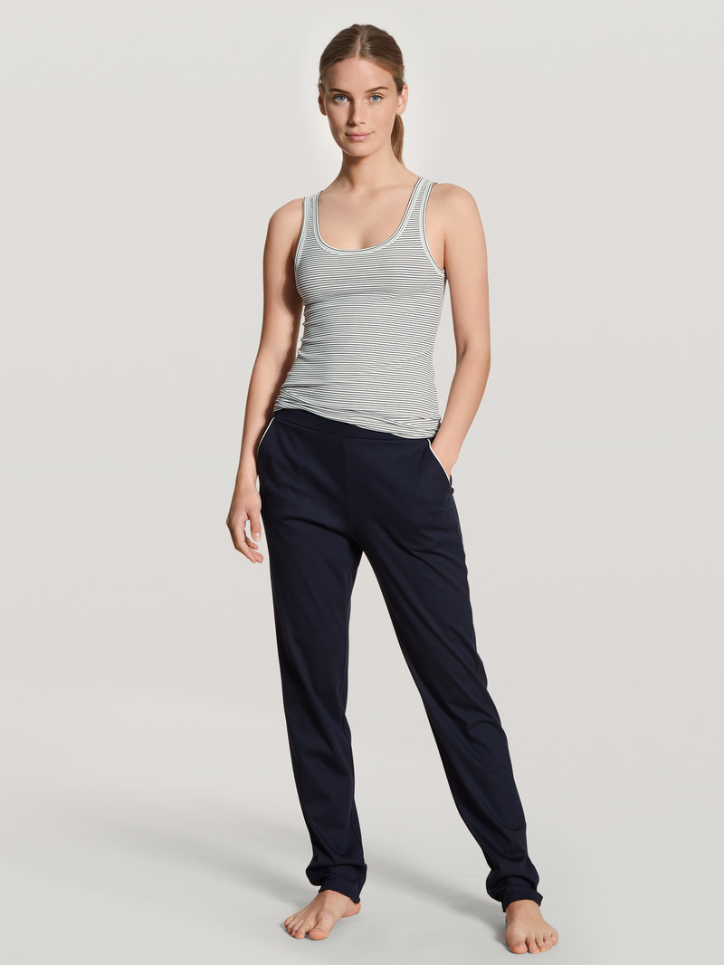 Dark Lapis Blue Calida Favourites Dreams Pants Women Sleepwear | FVEYG-1085