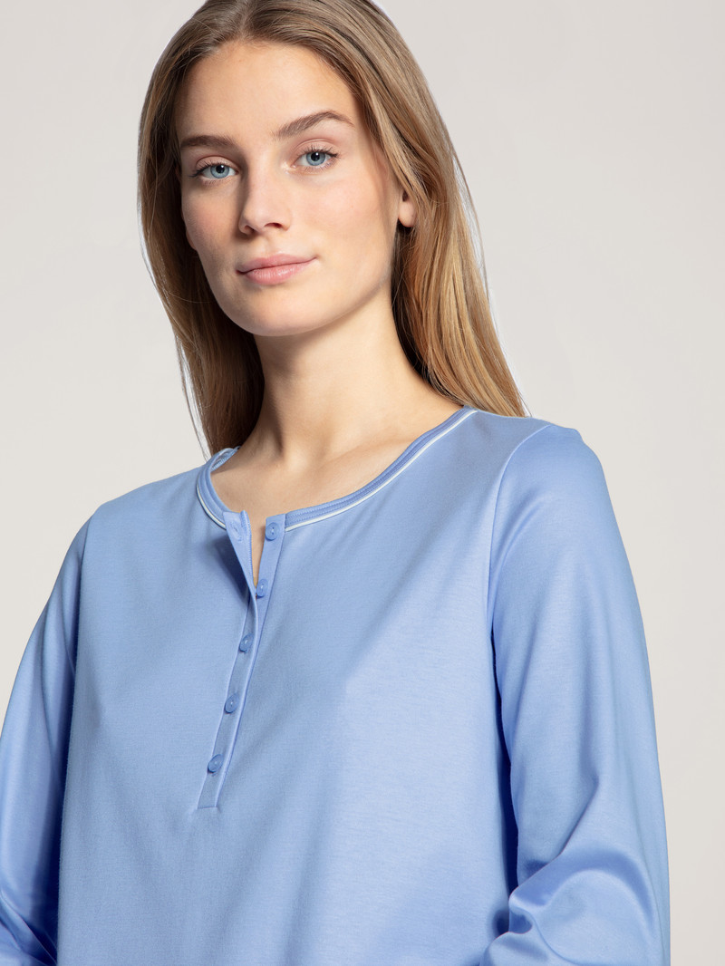 Dark Lapis Blue Calida Night Lovers Pyjama Women Sleepwear | MHQGY-0635