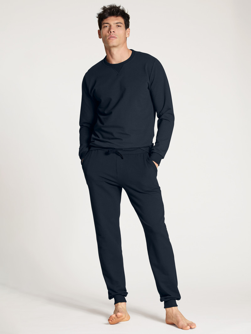 Dark Sapphire Calida Circular Lounge Sweatpants, Cradle To Cradle Certified® Men Loungewear | NPGWL-3471