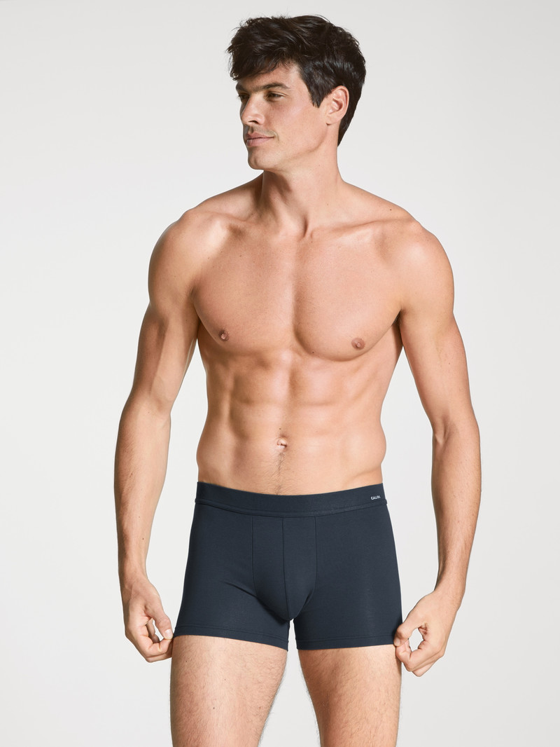 Dark Sapphire Calida Cotton Code Boxer Brief Men Underwear | TQPCD-3416