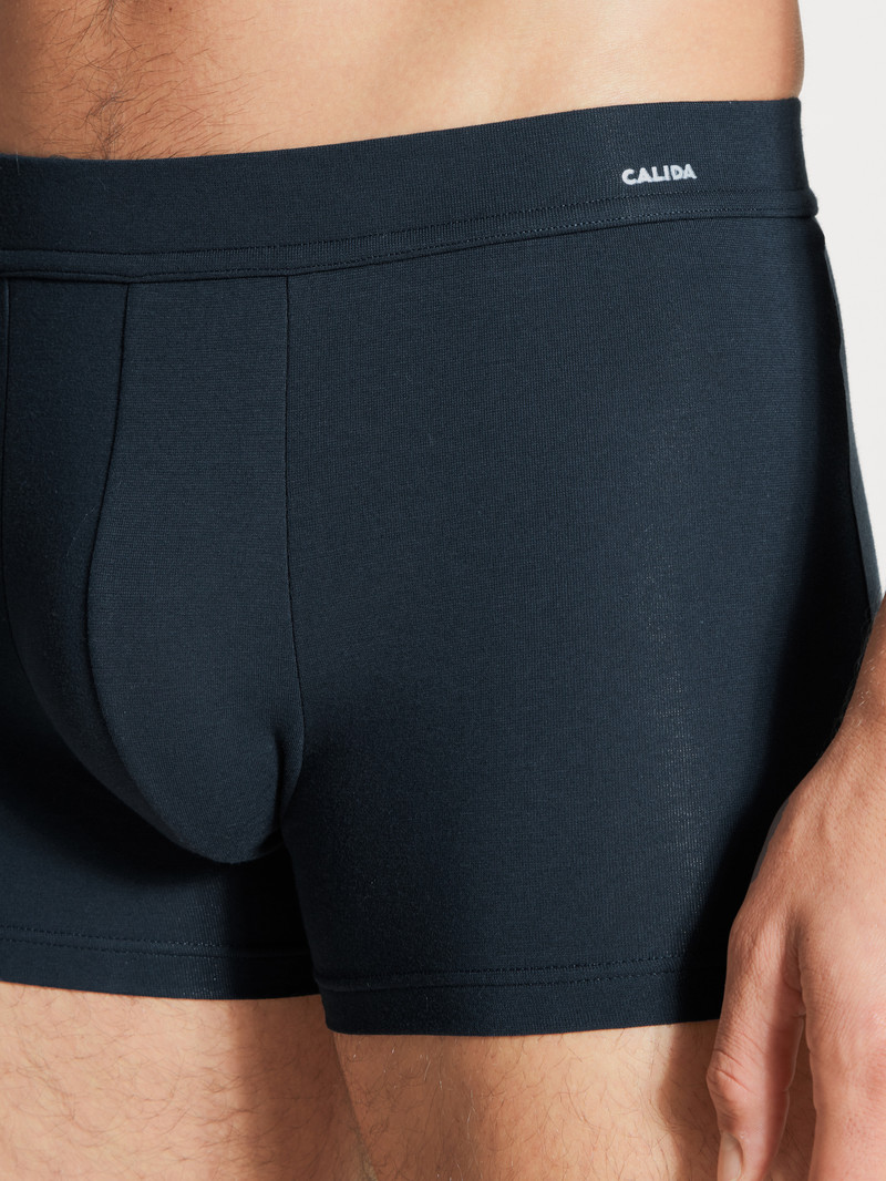 Dark Sapphire Calida Cotton Code Boxer Brief Men Underwear | TQPCD-3416