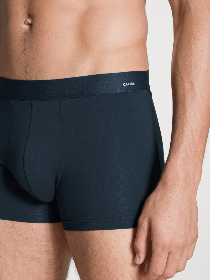 Dark Sapphire Calida Cotton Code Boxer Brief Men Underwear | TIMNW-1532