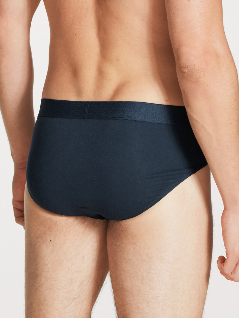 Dark Sapphire Calida Cotton Code Brief Men Underwear | FNUAP-4687