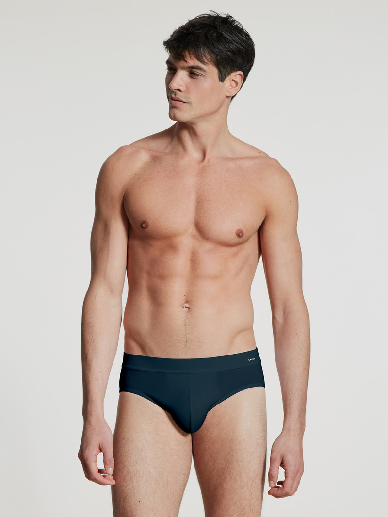 Dark Sapphire Calida Cotton Code Brief Men Underwear | XTNKB-2410