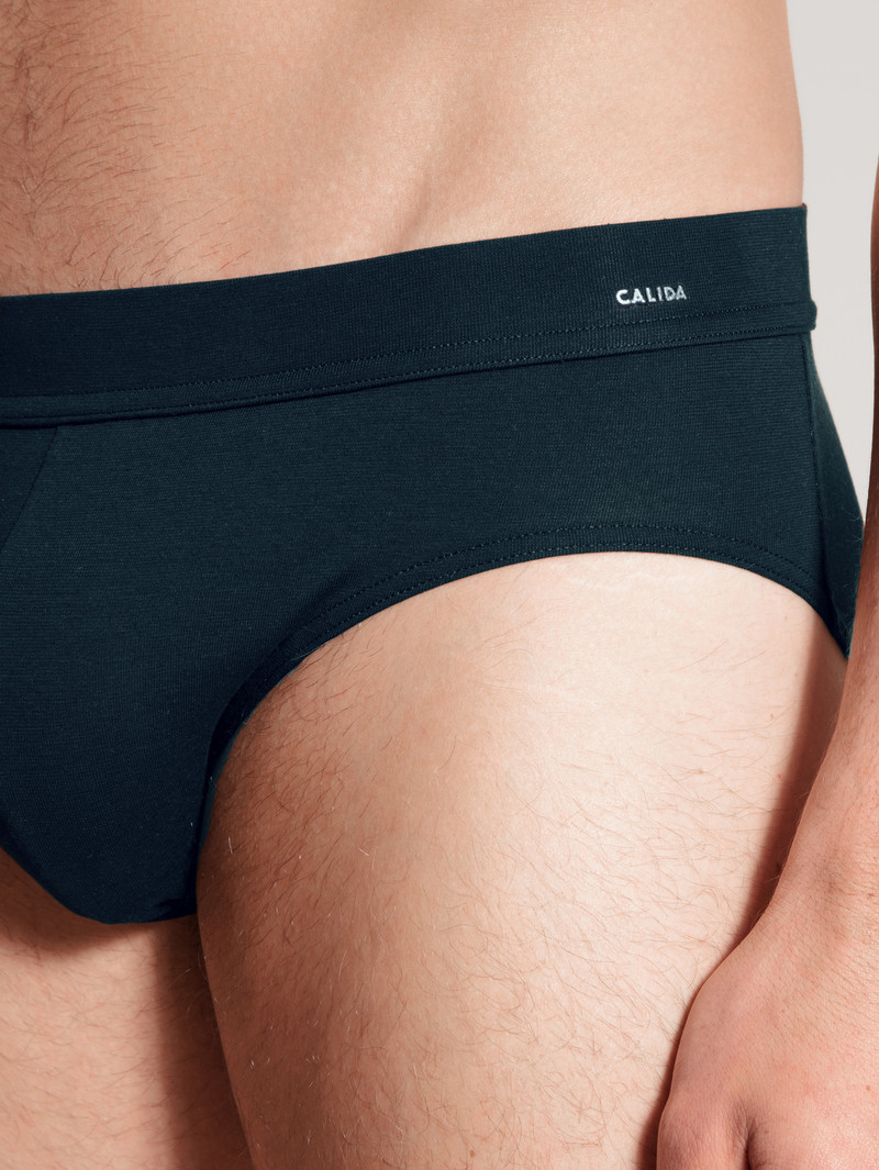 Dark Sapphire Calida Cotton Code Brief Men Underwear | XTNKB-2410