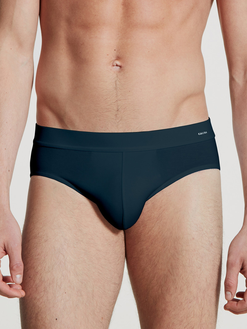 Dark Sapphire Calida Cotton Code Brief Men Underwear | XTNKB-2410