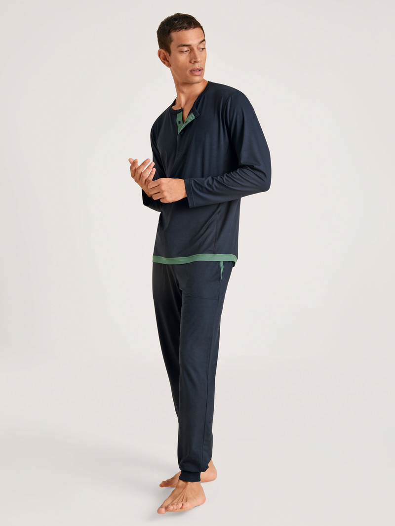 Dark Sapphire Calida Dsw Balancing Pants Men Deepsleepwear | WFBCN-2578