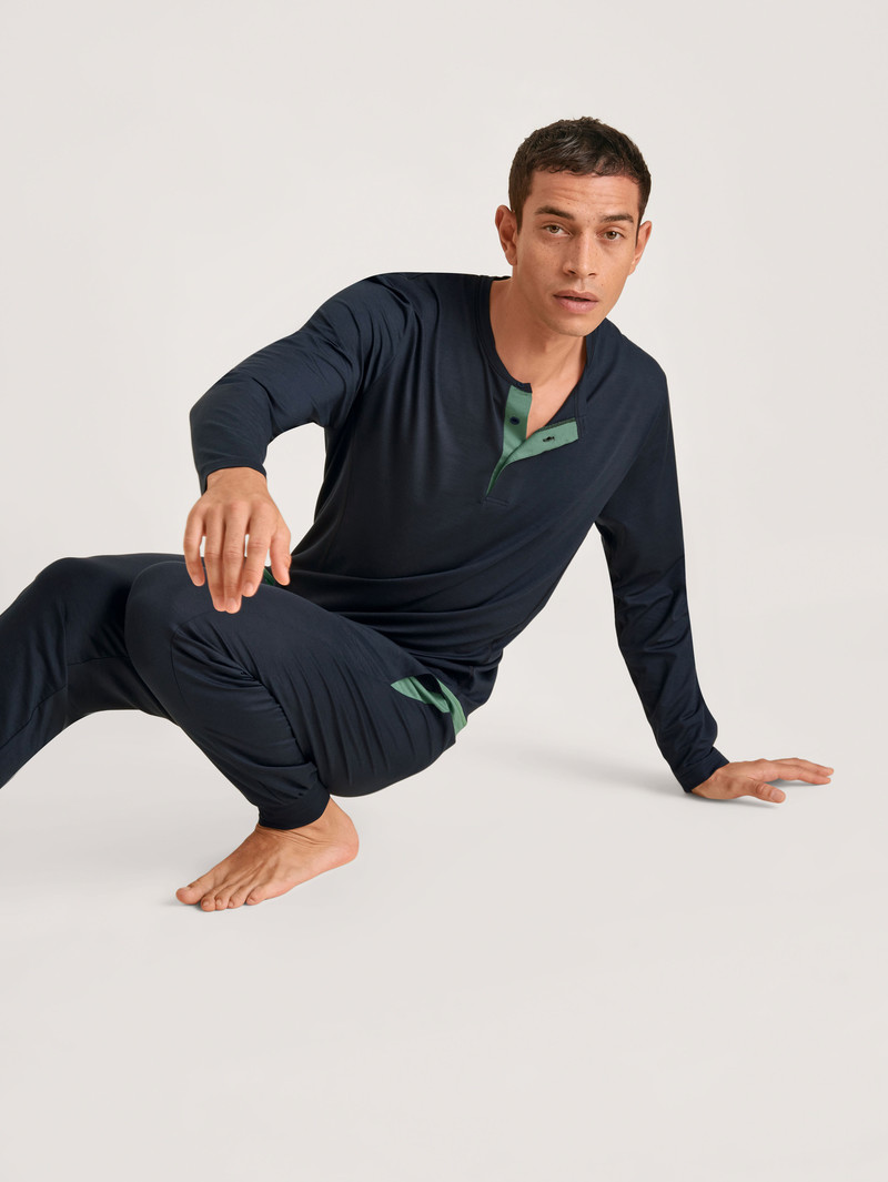 Dark Sapphire Calida Dsw Balancing Pants Men Deepsleepwear | WFBCN-2578