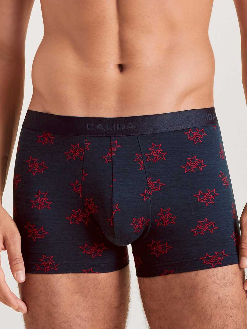 Dark Sapphire Calida Family & Friends Boxer Brief Men Sleepwear | OCPRD-8724