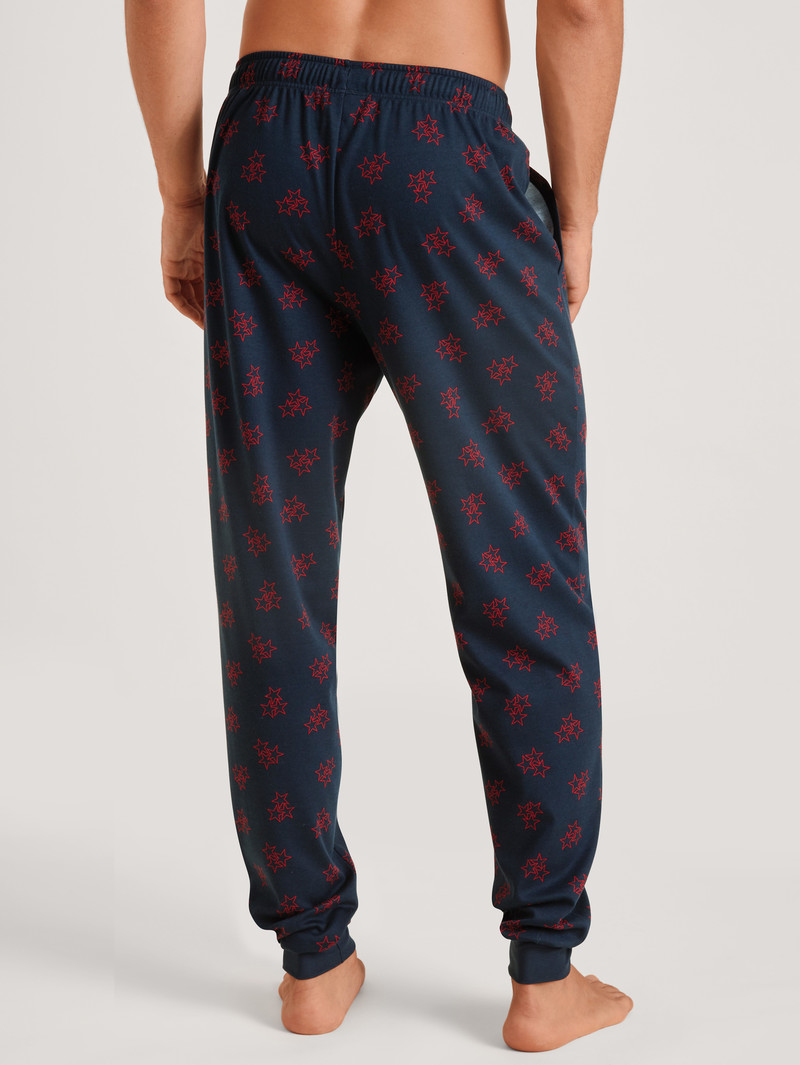 Dark Sapphire Calida Family & Friends Pants Men Sleepwear | EWDPM-4197