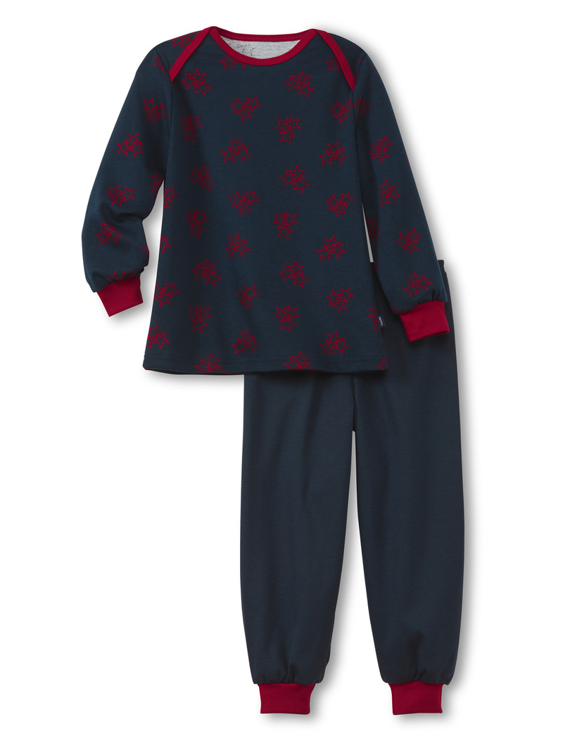 Dark Sapphire Calida Family & Friends Pyjama With Cuff Kids\' Pyjama | HONXA-8027