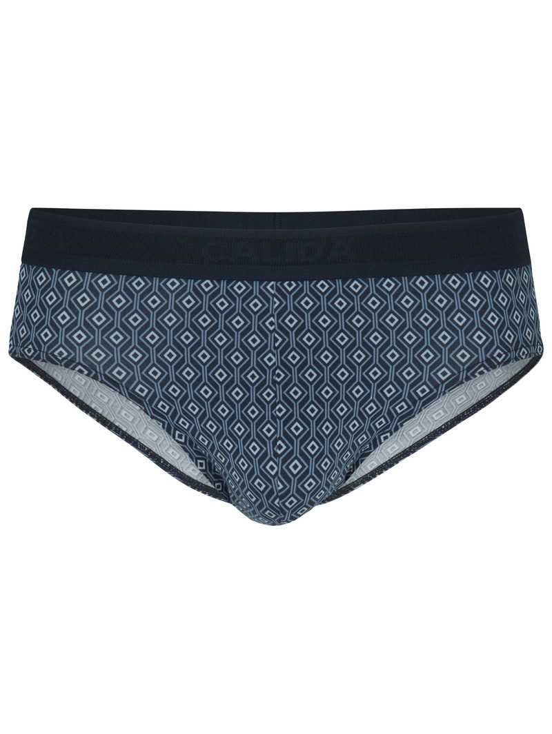 Dark Sapphire Calida Grafic Cotton Brief Men Underwear | XJGLF-9364