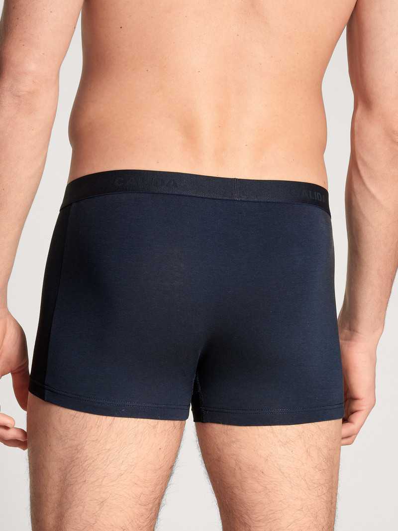 Dark Sapphire Calida Natural Benefit Boxer, Value Pack Men Underwear | RMCVZ-8125