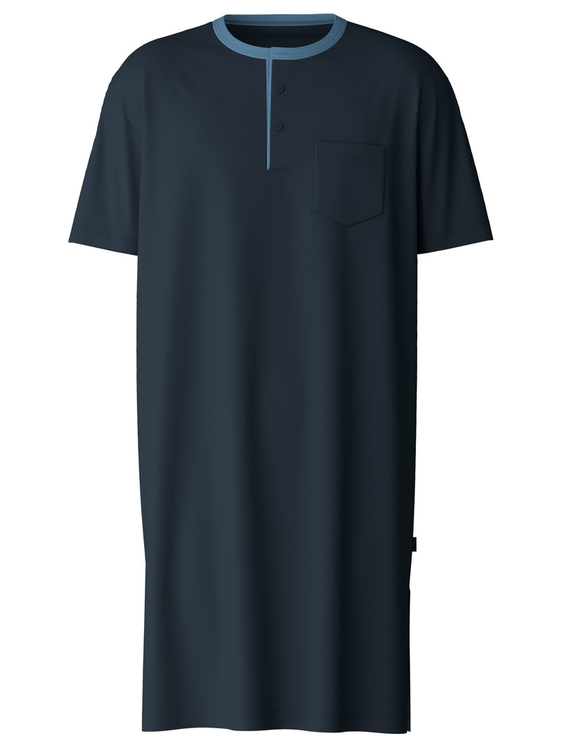 Dark Sapphire Calida Relax Essentials Nightshirt Men Sleepwear | VPRUQ-9642