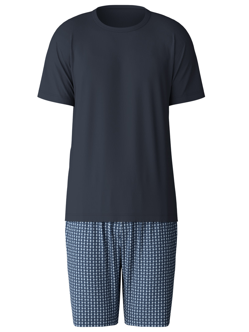 Dark Sapphire Calida Relax Streamline 2 Short Pyjama Men Sleepwear | MKZIF-7058