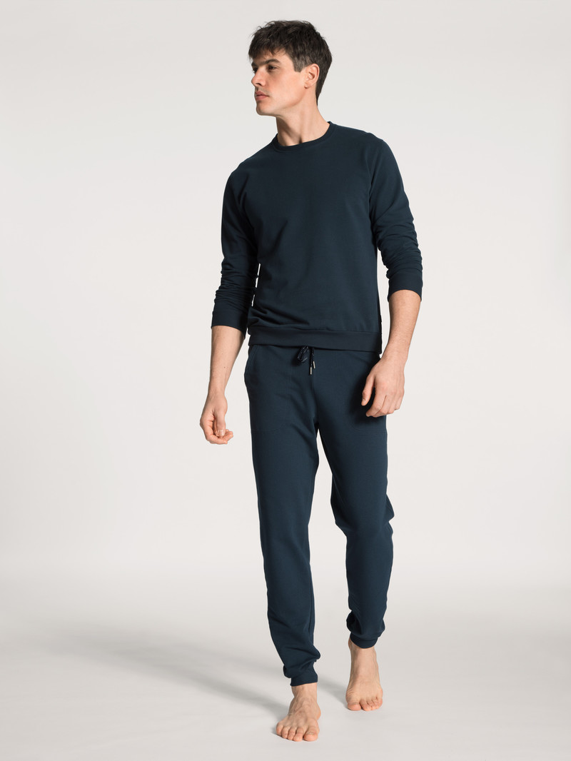 Dark Sapphire Calida Remix Basic Lounge Pants Men Loungewear | VBETG-2718