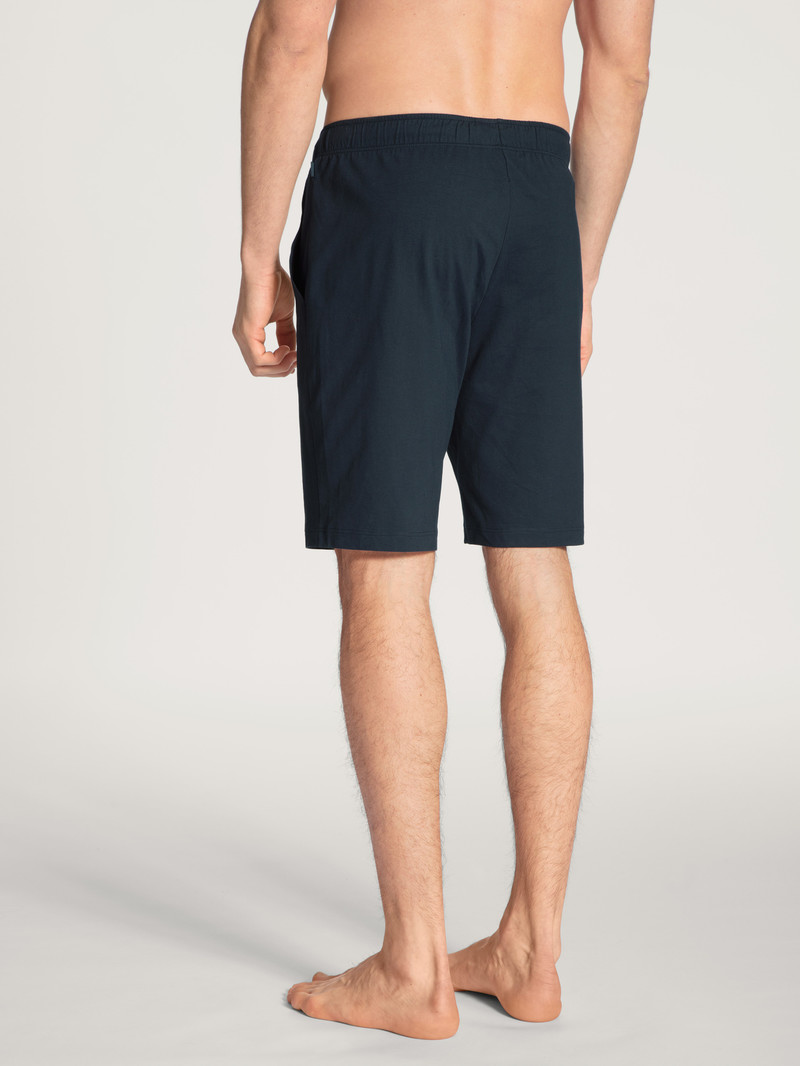 Dark Sapphire Calida Remix Basic Sleep Bermudas Men Sleepwear | SPIDJ-4961