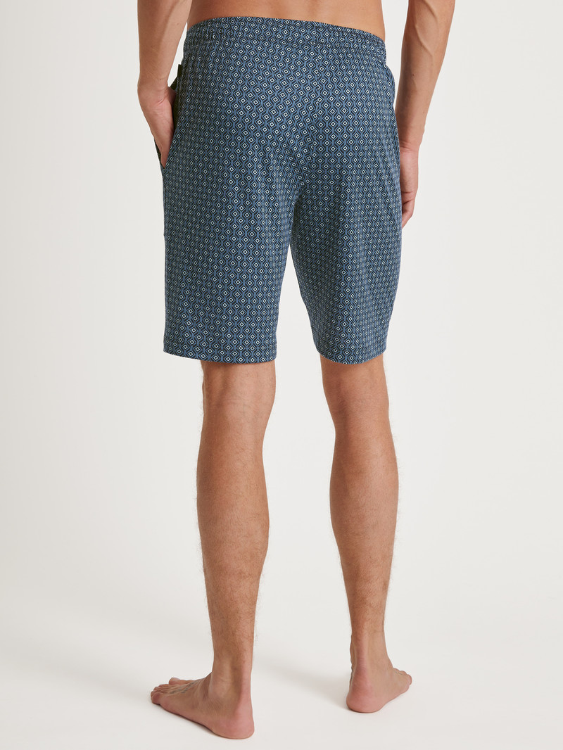 Dark Sapphire Calida Rmx Sleep Free Bermudas Men Sleepwear | EKGMU-3506