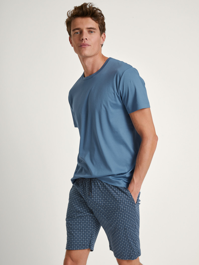 Dark Sapphire Calida Rmx Sleep Free Bermudas Men Sleepwear | EKGMU-3506