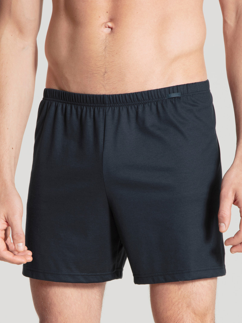 Darkblue Calida Prints Benefit Boxershorts, Two Pack Men Underwear | GLFOZ-4276