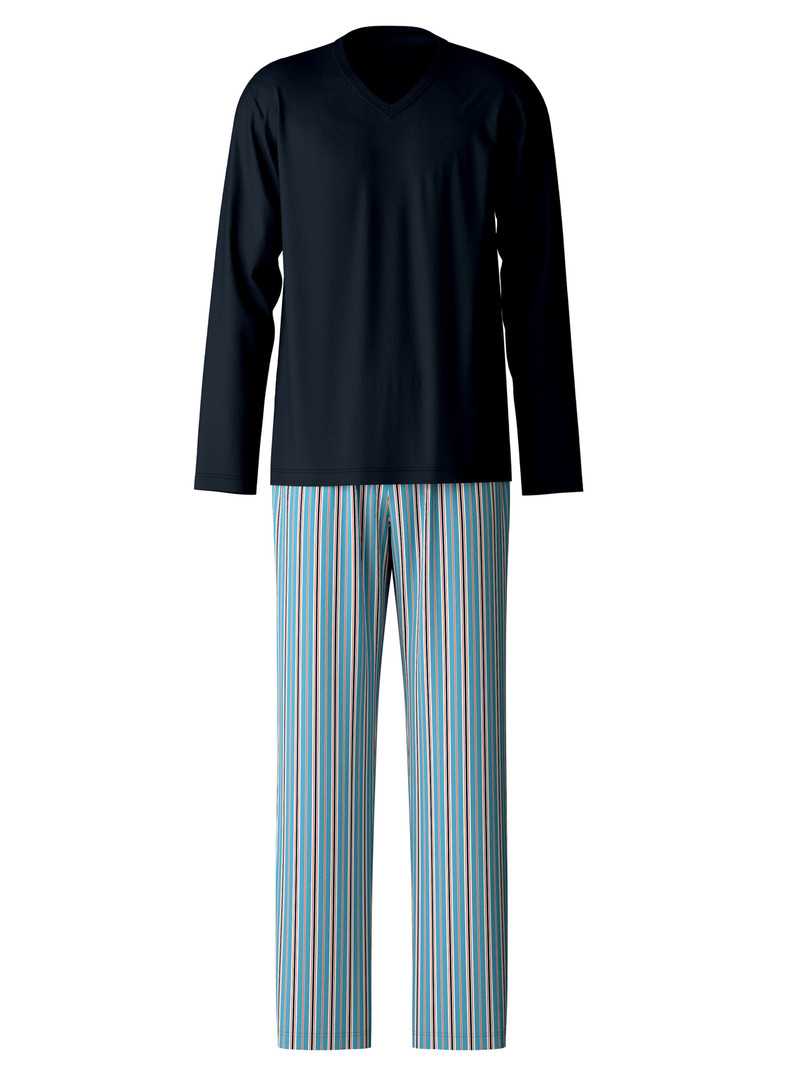 Dolphin Blue Calida Special Pyjama Men Sleepwear | MSROW-8719