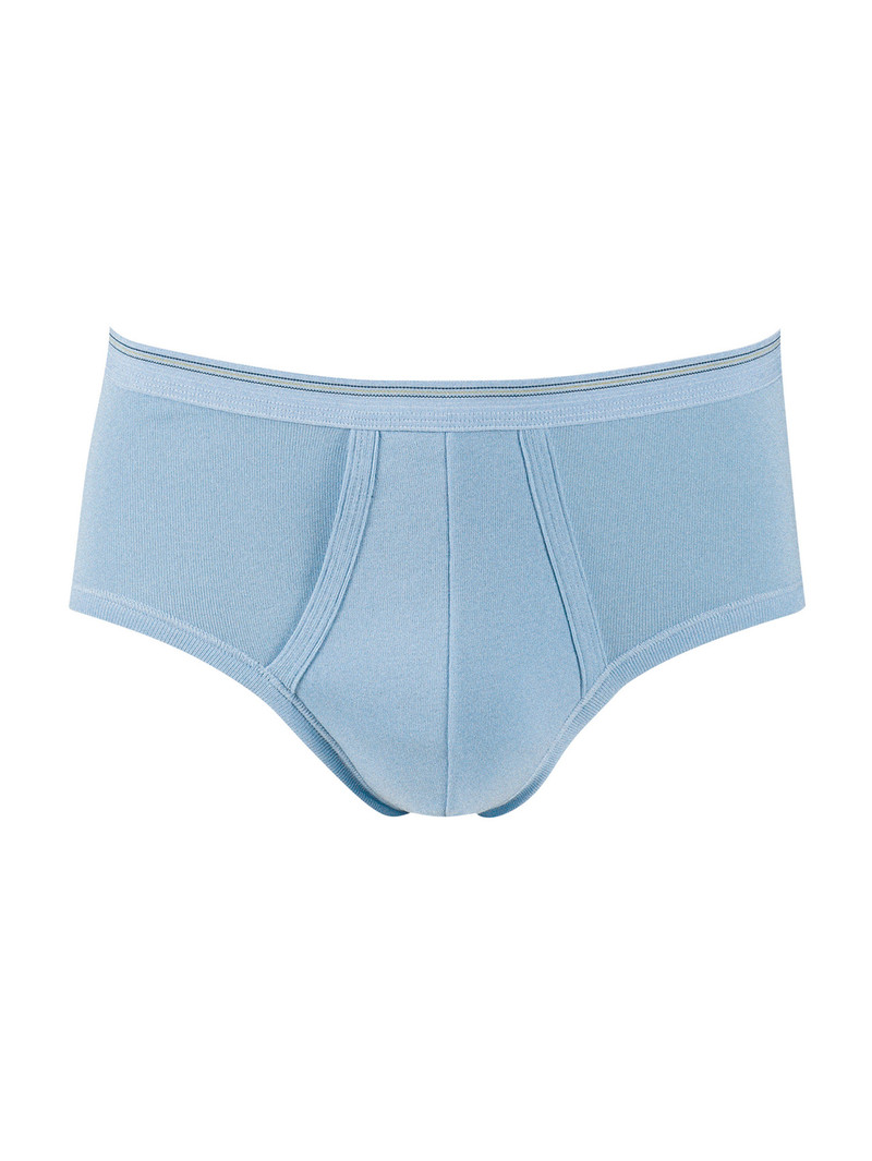 Eisblau Calida Twisted Cotton Classic Brief With Fly Men Underwear | XDRZH-4682