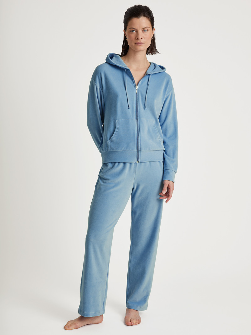 Endless Sky Calida Lounge Velours Velour Pants Women Loungewear | GCNEO-4216