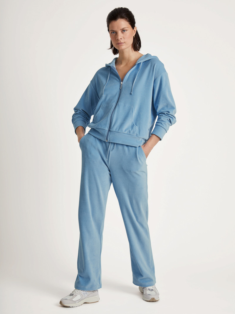 Endless Sky Calida Lounge Velours Velour Pants Women Loungewear | GCNEO-4216