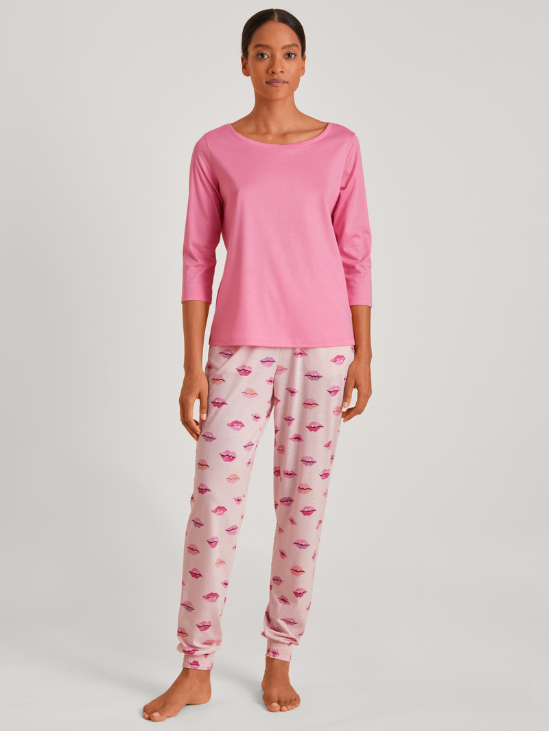 Flamingo Calida Favourites Kiss 3/4 Shirt Women Sleepwear | ZMKBT-9860