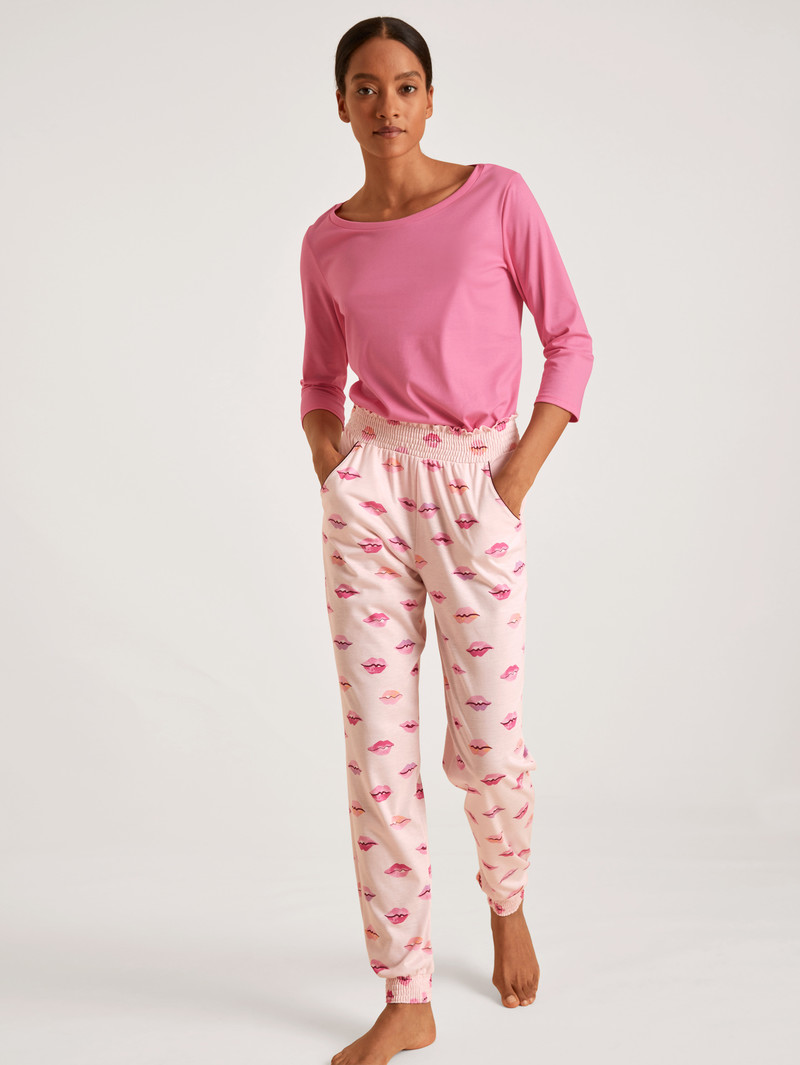 Flamingo Calida Favourites Kiss 3/4 Shirt Women Sleepwear | ZMKBT-9860