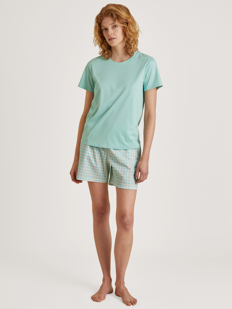 Glacier Blue Calida Favourites Balance Shorts Women Loungewear | DETYI-0196