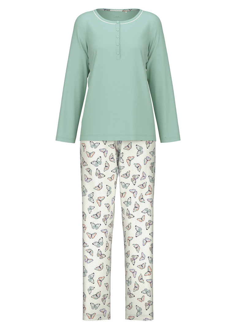 Glacier Blue Calida Night Lovers Pyjama Women Sleepwear | ZDTOQ-9576