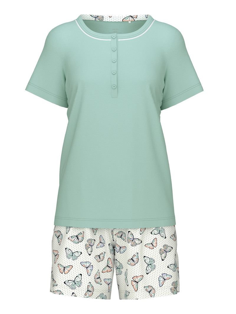 Glacier Blue Calida Night Lovers Short Pyjama Women Sleepwear | PXHYA-1928