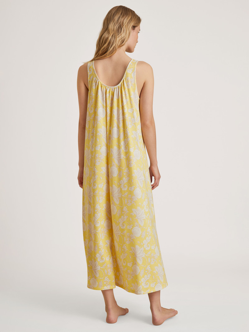 Golden Cab Yellow Calida Favourites Light Sleepshirt, Length 125 Cm Women Sleepwear | BLXIV-7842