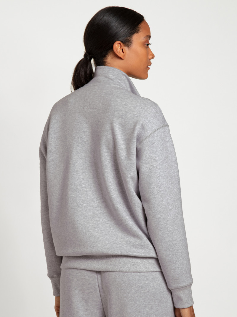 Grey Melange Calida Circular Lounge Jacket, Cradle To Cradle Certified® Women Yoga | OZNHE-2409