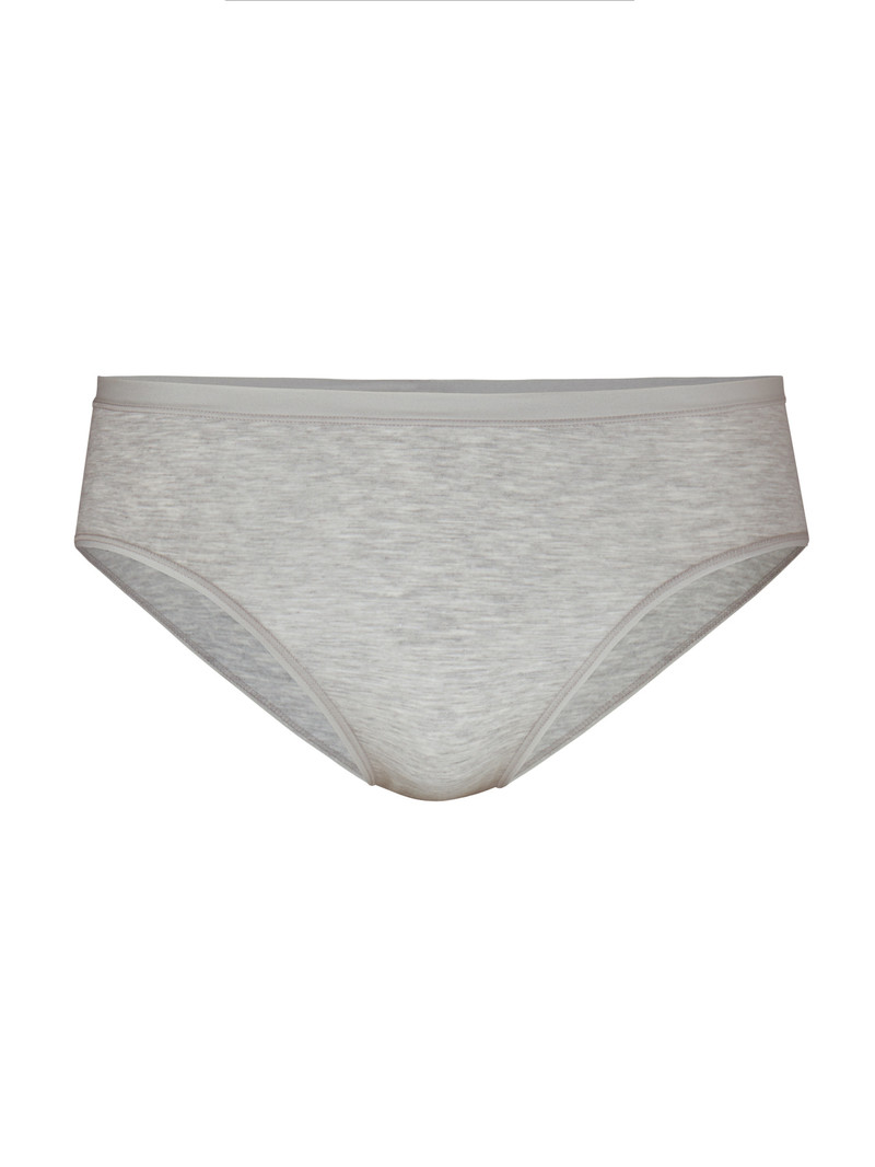 Grey Melange Calida Natural Comfort Brief Women Underwear | JREBK-5930