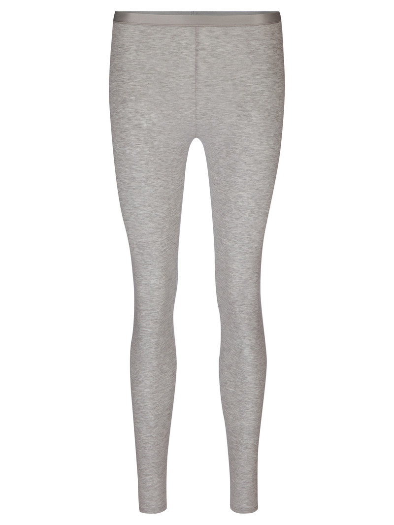 Grey Melange Calida Natural Comfort Leggings Women Underwear | LVICY-1605