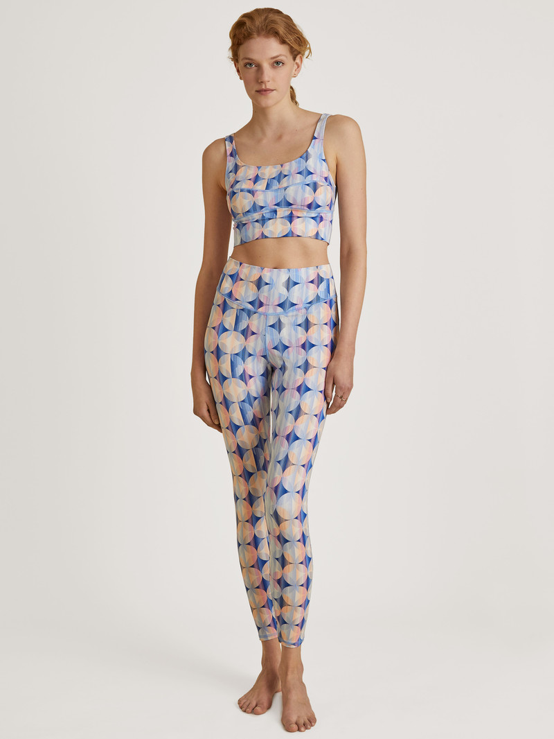 Hydrangea Blue Calida Circular Relax Leggings, Cradle To Cradle Certified® Women Loungewear | ZBDIT-0864