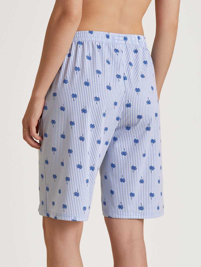 Hydrangea Blue Calida Favourites Serenity Bermudas Women Loungewear | EMWYC-5617