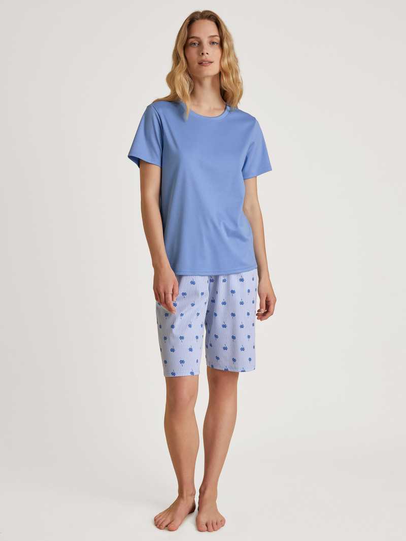 Hydrangea Blue Calida Favourites Serenity Bermudas Women Loungewear | EMWYC-5617