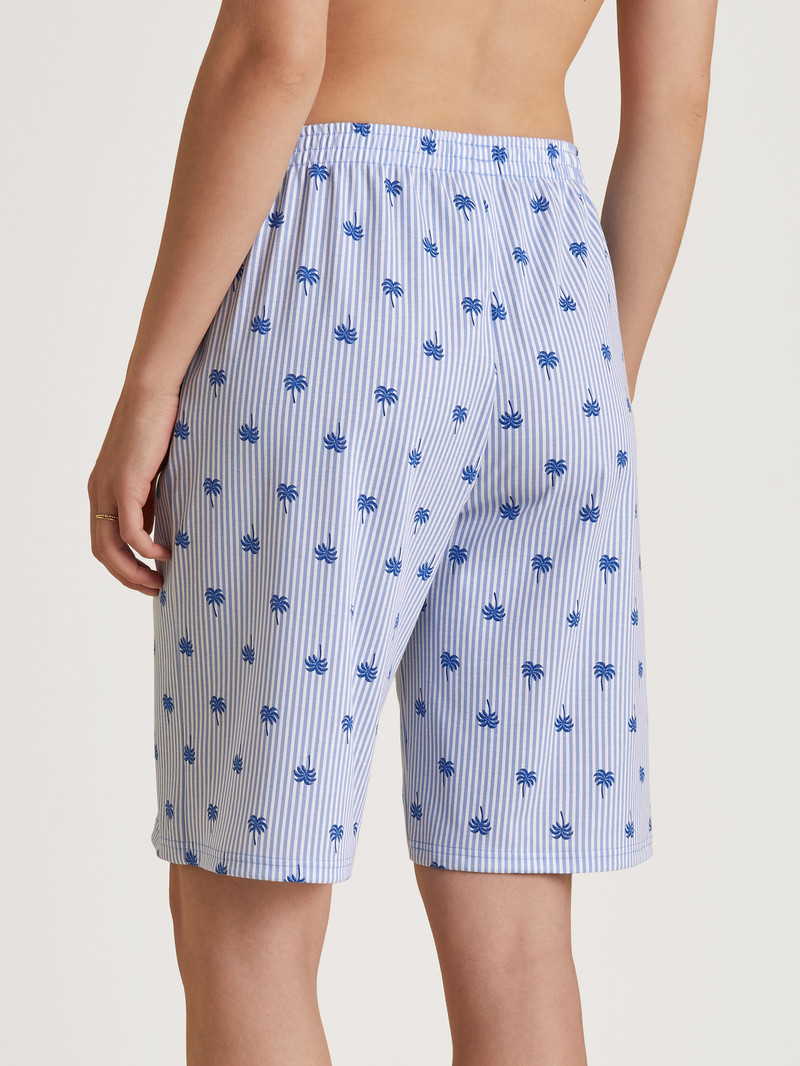 Hydrangea Blue Calida Favourites Serenity Bermudas Women Sleepwear | BDALJ-6395