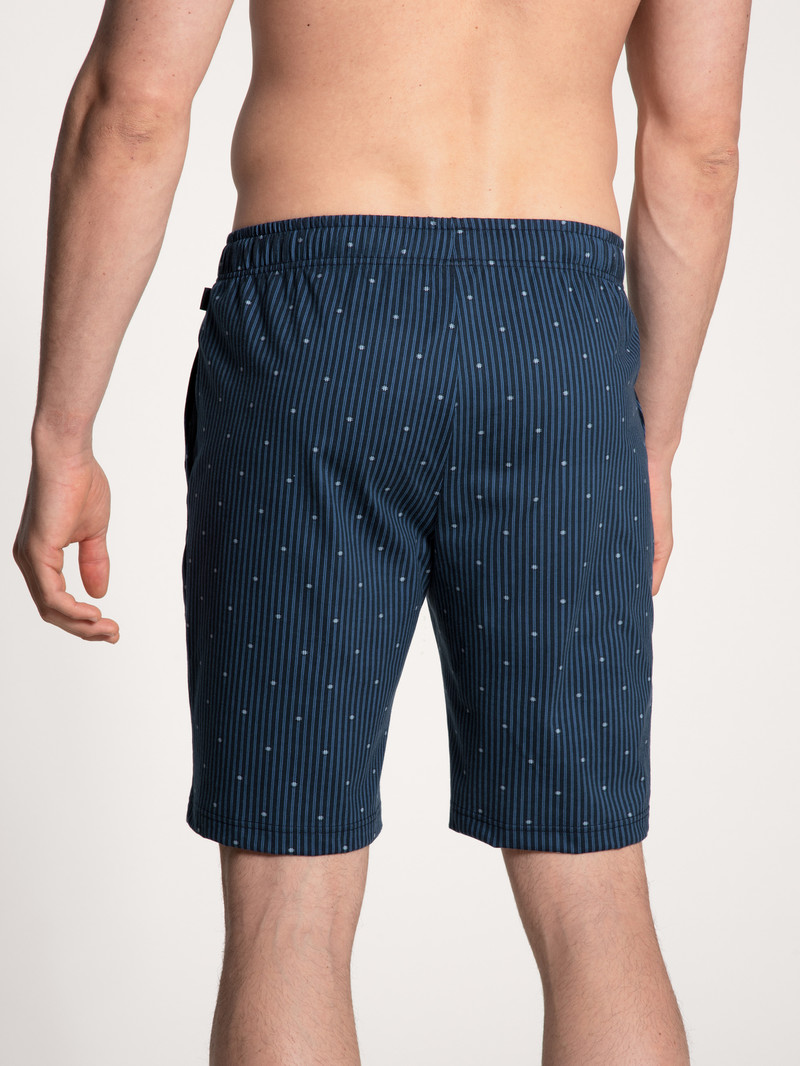 Indian Blue Calida Remix Basic Sleep Bermudas Men Sleepwear | YHXLA-6893