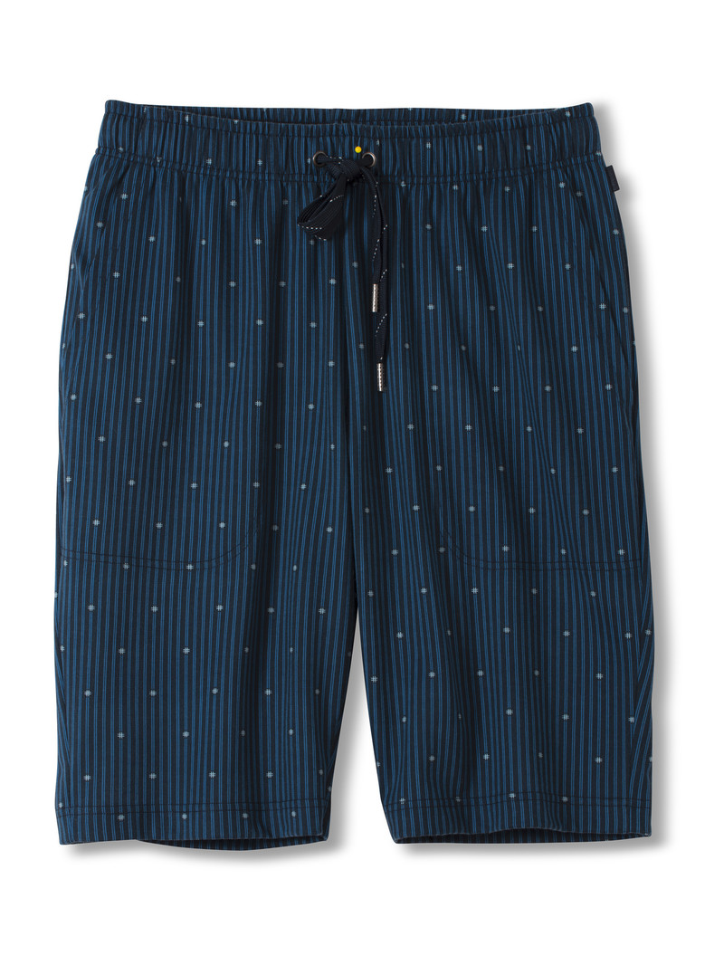 Indian Blue Calida Remix Basic Sleep Bermudas Men Sleepwear | YHXLA-6893