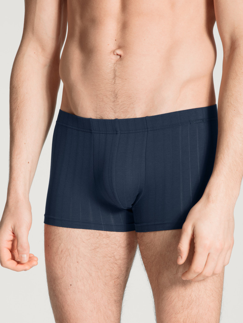 Indigo Mood Calida Pure & Style Boxer Brief, Covered Waistband Men Underwear | AULTG-3764