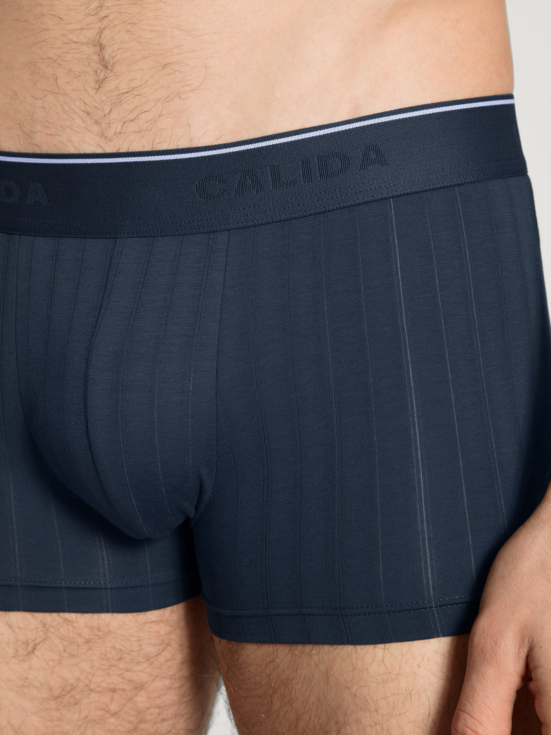 Indigo Mood Calida Pure & Style Boxer Brief, Elastic Waistband Men Underwear | CANTL-8430