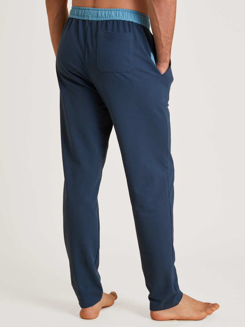 Insignia Blue Calida Circular Refresh Jogging Trousers, Cradle To Cradle Certified® Men Loungewear | NAEKP-6218