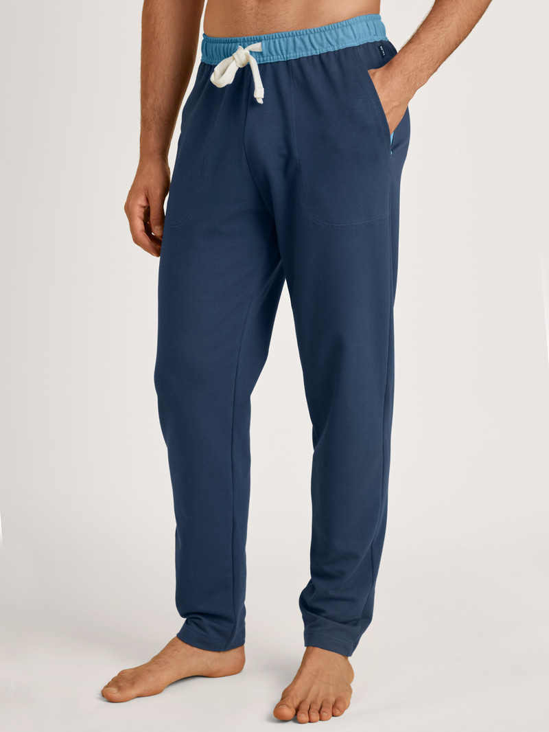 Insignia Blue Calida Circular Refresh Jogging Trousers, Cradle To Cradle Certified® Men Loungewear | NAEKP-6218