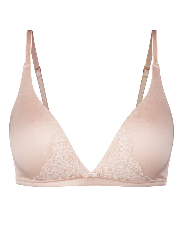 Lace Parfait Pink Calida Sensual Secrets Soft Bra Women Underwear | WTUKC-0835