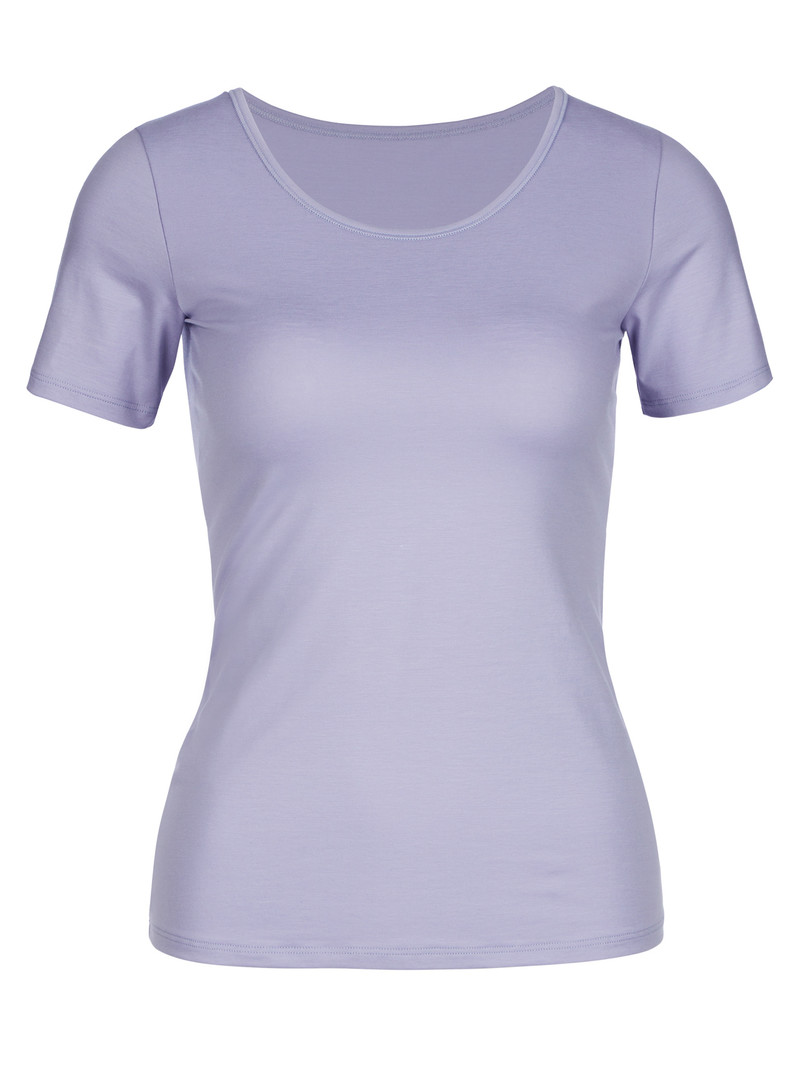 Lanquid Lavender Calida Natural Comfort Shirt Shortsleeve Women Summer Oufits | GZNDW-7496