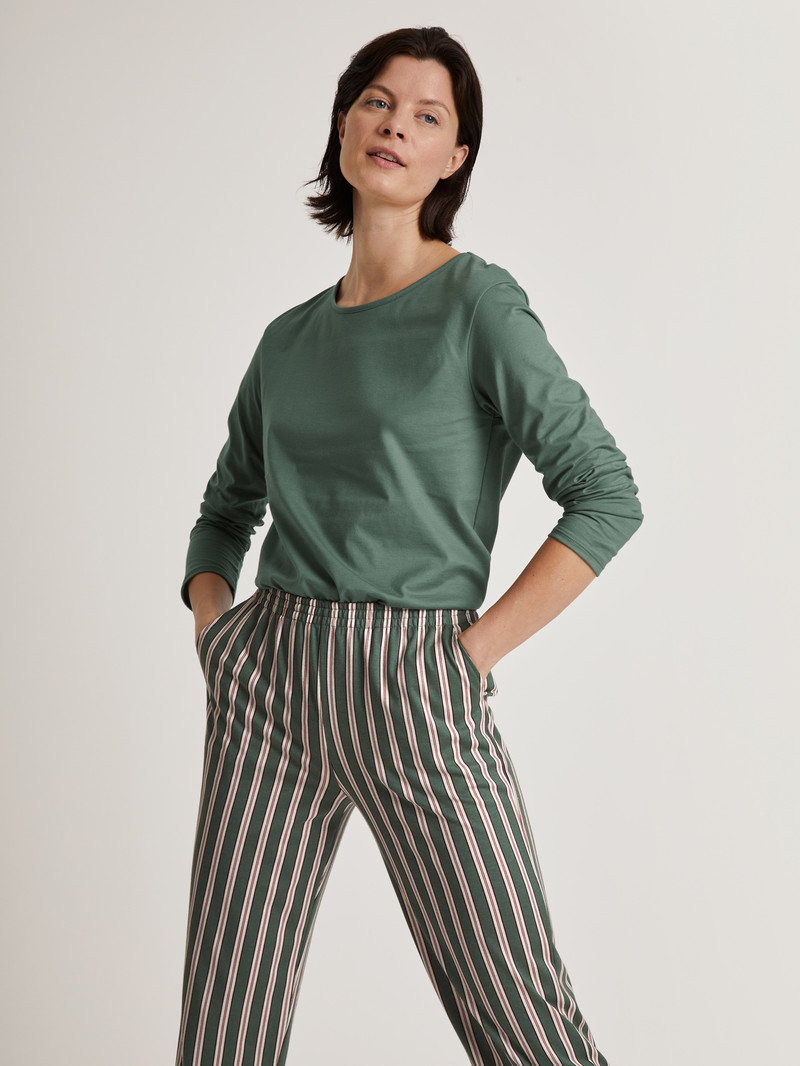 Laurel Green Calida Favourites Ground Pants Women Sleepwear | YQNET-3849